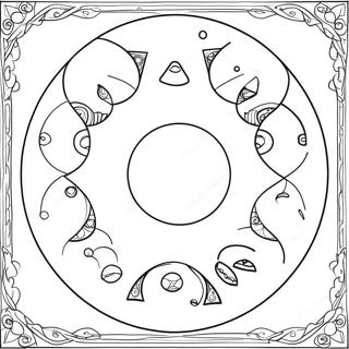 Moon Phases Coloring Page 113396-49438