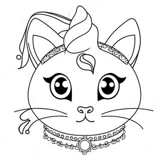 Unicorn Cat Coloring Pages