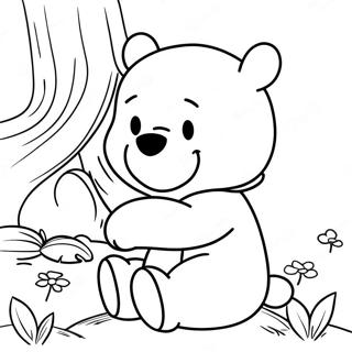 Classic Winnie The Pooh Coloring Pages