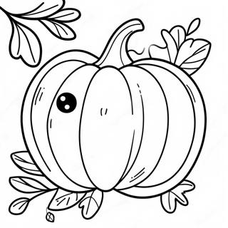 Autumn Pumpkin Coloring Pages