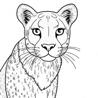 Puma Coloring Pages