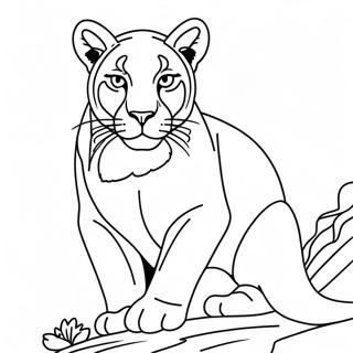 Puma Coloring Page 113653-49638