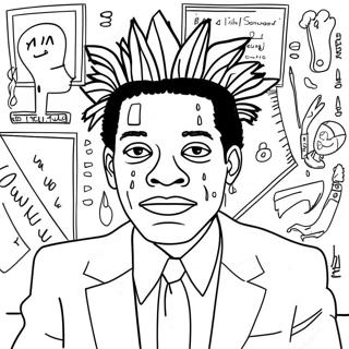 Basquiat Coloring Page 113679-49658