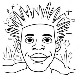 Basquiat Coloring Page 113679-49660