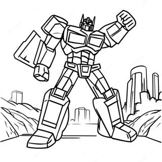 Transformers Megatron Battle Coloring Page 113783-49742