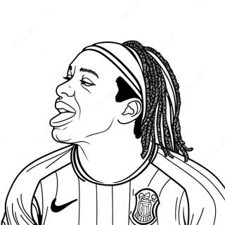 Ronaldinho Coloring Pages