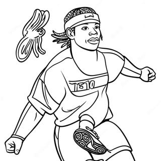 Ronaldinho Performing A Trick Coloring Page 113890-49836