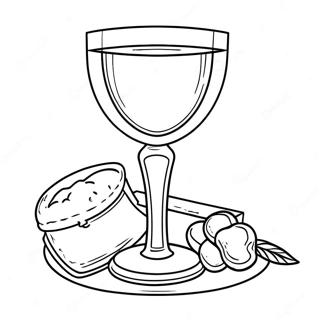 Communion Coloring Pages