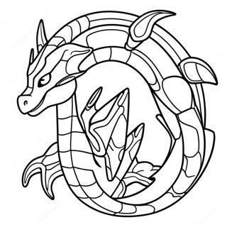 Mega Rayquaza Coloring Pages