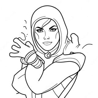 Rogue Absorbing Powers Coloring Page 113993-49915
