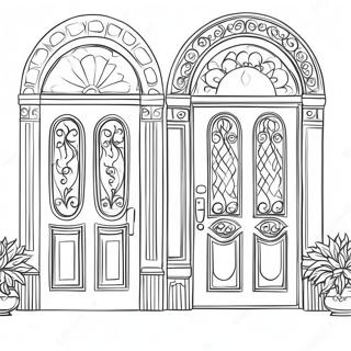 Doors Coloring Page 114091-49980