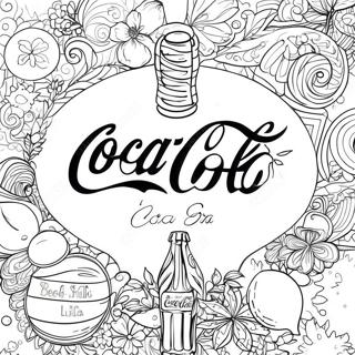 Coca Cola Logo Coloring Page 114168-50037