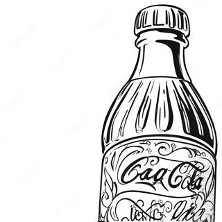 Vintage Coca Cola Bottle Coloring Page 114169-50042