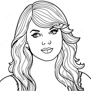 Taylor Swift Red Coloring Page 114296-50140