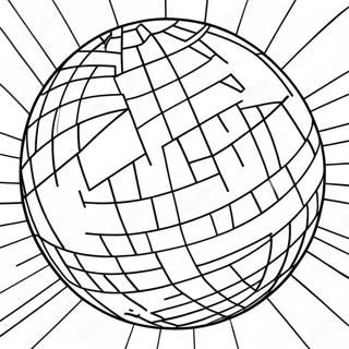 Disco Ball Coloring Page 114322-50159