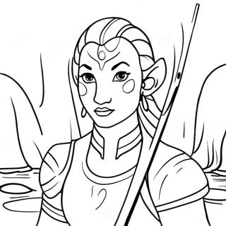 Avatar The Way Of Water Coloring Pages