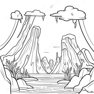 Avatar Floating Islands Coloring Page 114427-50251
