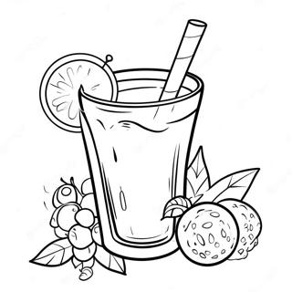 Sparkling Fruit Juice Coloring Page 114476-50282