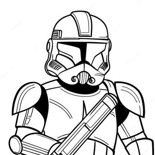 Arc Trooper Clone Trooper Coloring Page 114527-50318