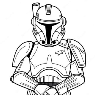 Arc Trooper Clone Trooper Coloring Page 114527-50320