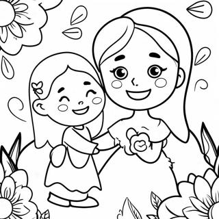 Happy Mothers Day Nana Coloring Page 114553-50340