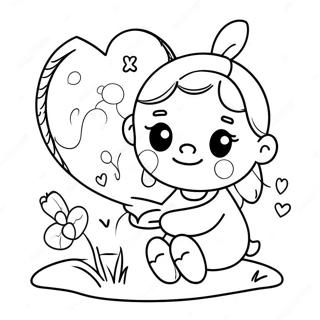 Cute Happy Mothers Day Nana Coloring Page 114554-50342