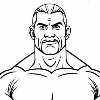 Exciting Wwe Wrestler Coloring Page 114606-50381