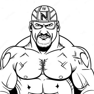 Exciting Wwe Wrestler Coloring Page 114606-50382