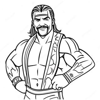 Exciting Wwe Wrestler Coloring Page 114606-50383