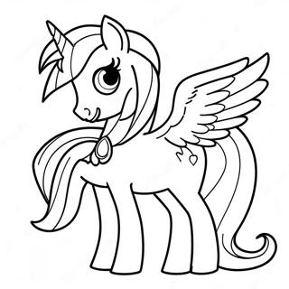 Celestia My Little Pony Coloring Pages