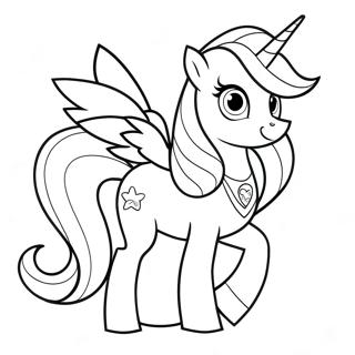 Celestia My Little Pony Coloring Page 114734-50478