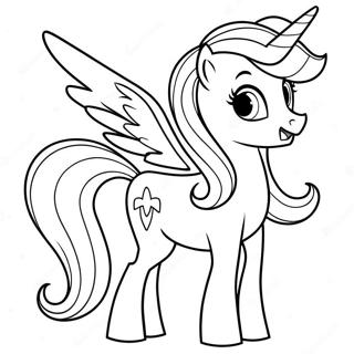 Celestia My Little Pony Coloring Page 114734-50479