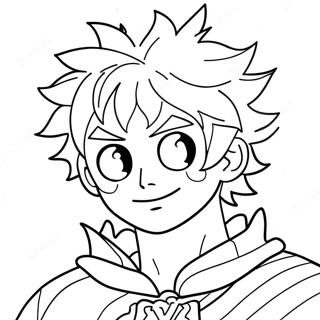 Black Clover Coloring Pages