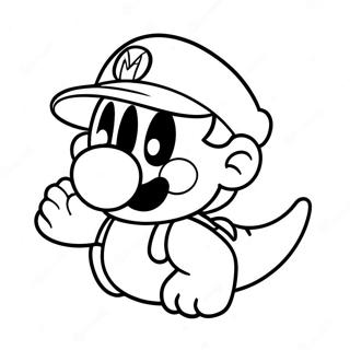 Super Mario Odyssey Cappy Coloring Pages