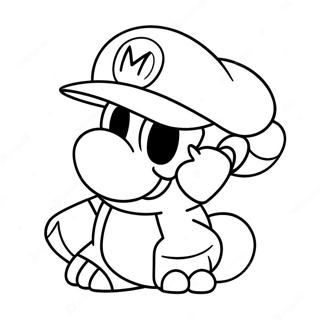 Super Mario Odyssey Cappy Coloring Page 114864-50578