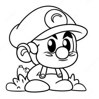 Super Mario Odyssey Cappy Coloring Page 114864-50579