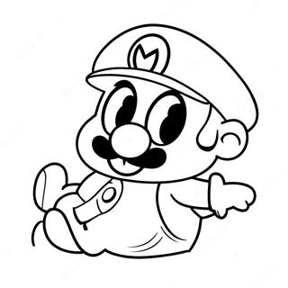 Super Mario Odyssey Cappy Coloring Page 114864-50580