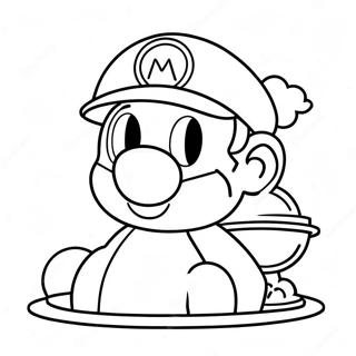Cappy With Mario Coloring Page 114866-50587