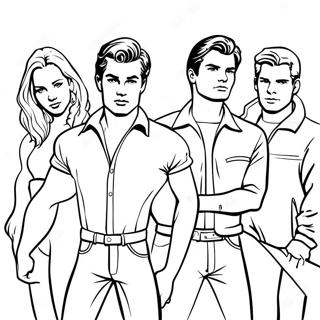 The Outsiders Coloring Page 114890-50597