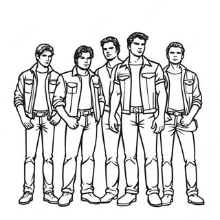 The Outsiders Coloring Page 114890-50598