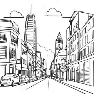 Vibrant Buenos Aires Cityscape Coloring Page 114970 50671