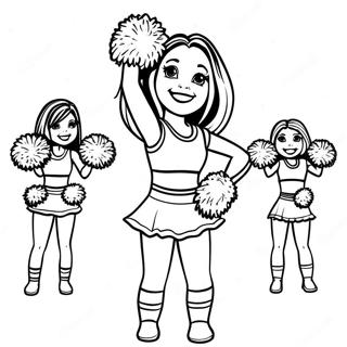 Cleveland Browns Cheerleaders Coloring Page 114997-50693