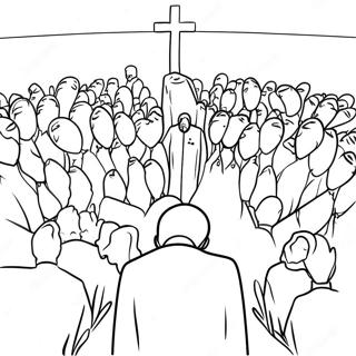 Yom Kippur Prayer Service Coloring Page 115021 50708