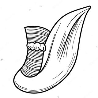 Yom Kippur Shofar Blowing Coloring Page 115022 50712
