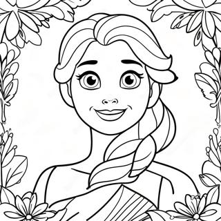 Elsa Frozen 2 Show Yourself Coloring Page 115121-50777