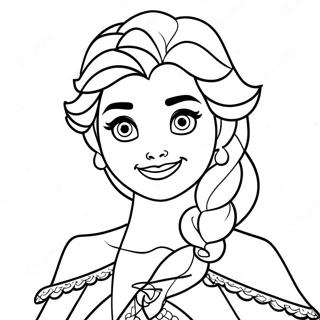 Elsa Frozen 2 Show Yourself Coloring Page 115121-50779