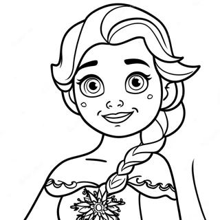 Elsa Frozen 2 Show Yourself Coloring Page 115121-50780