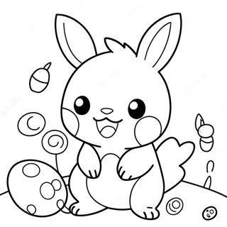 Pokemon Easter Coloring Pages