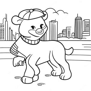 Chicago Cubs Coloring Page 115225-50858