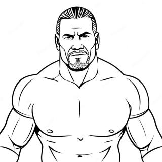 Wwe Coloring Page 115251-50880